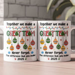 Thank You Gifts Employee Appreciation - Together We Make A Great Team - Personalized Mug