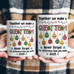 Thank You Gifts Employee Appreciation - Together We Make A Great Team - Personalized Mug