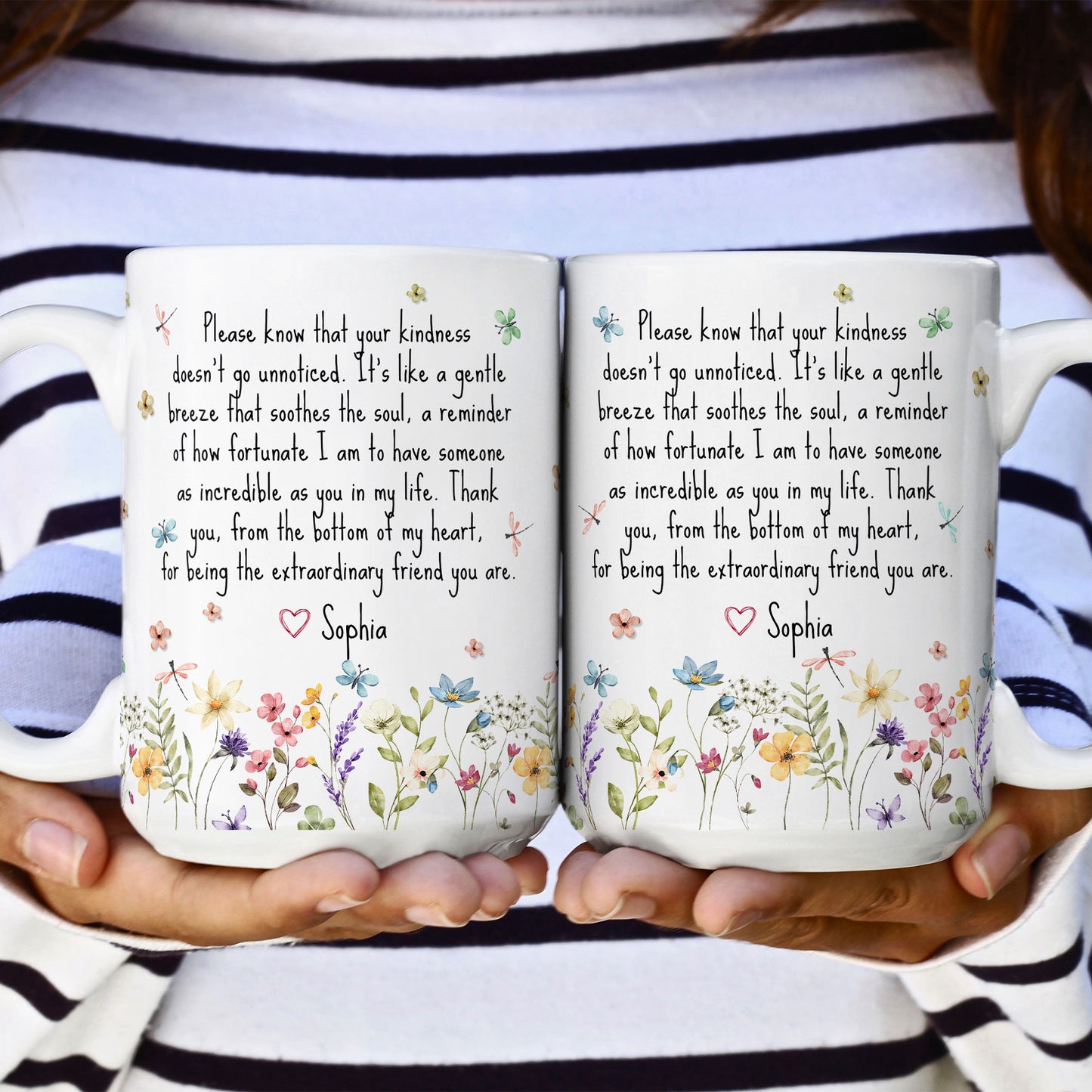 Thank You Gifts For Boss, Coworkers, Friends, Family - For Being The Extraordinary Friend - Personalized Mug