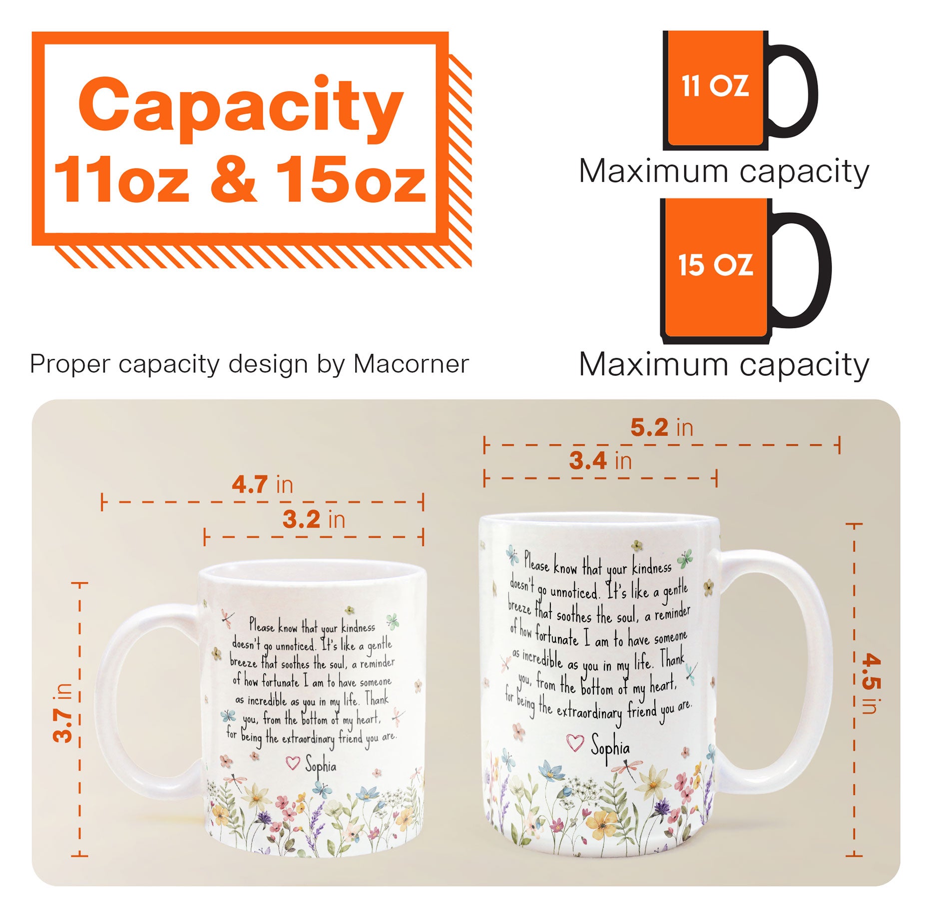 Thank You Gifts For Boss, Coworkers, Friends, Family - For Being The Extraordinary Friend - Personalized Mug