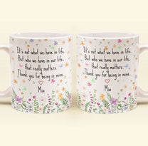 Thank You Mug - Mentor Appreciation For Coworkers, Family, Leader, Boss - Personalized Mug