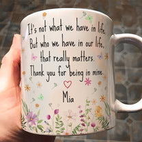 Thank You Mug - Mentor Appreciation For Coworkers, Family, Leader, Boss - Personalized Mug