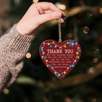 Thank You Ornament You Are Truly Appreciated Christmas Ornament - Wooden Ornament