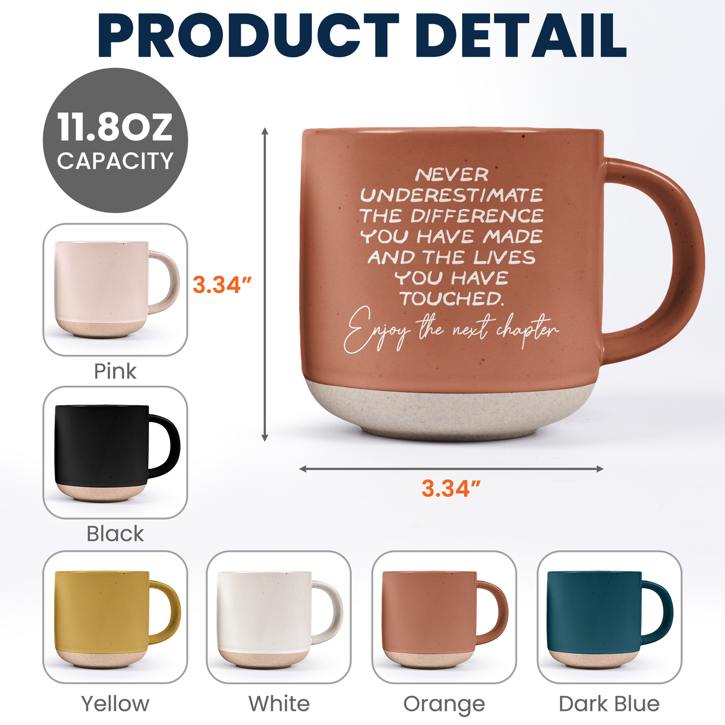 Thank You Retirement Gifts For Boss, Mentor, Leader, Coworkers - Personalized Mug