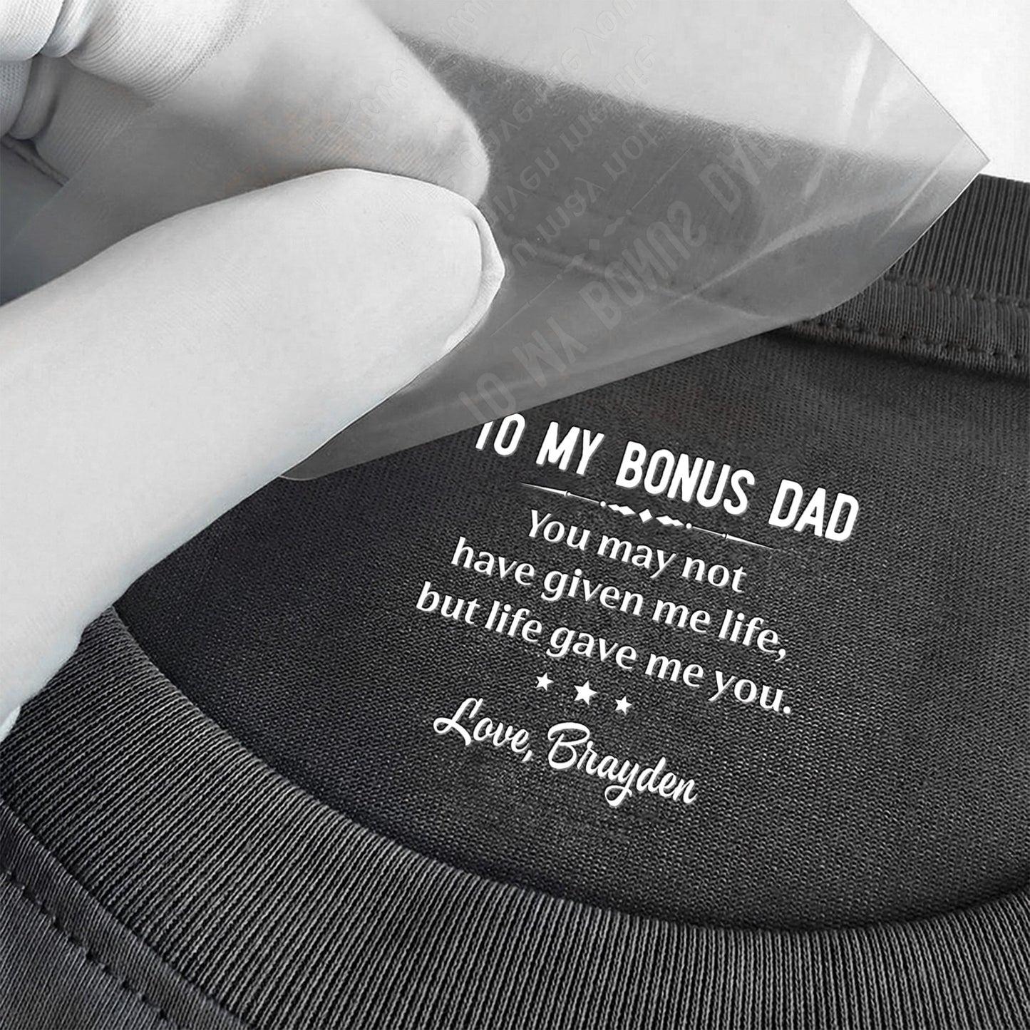 Thank_You_For_Being_The_Dad_You_Didn_t_Have_To_Be_Hidden_Message_Father_s_Day_Gift_For_Bonus_Dad_Stepdad_Personalized_Shirt_3