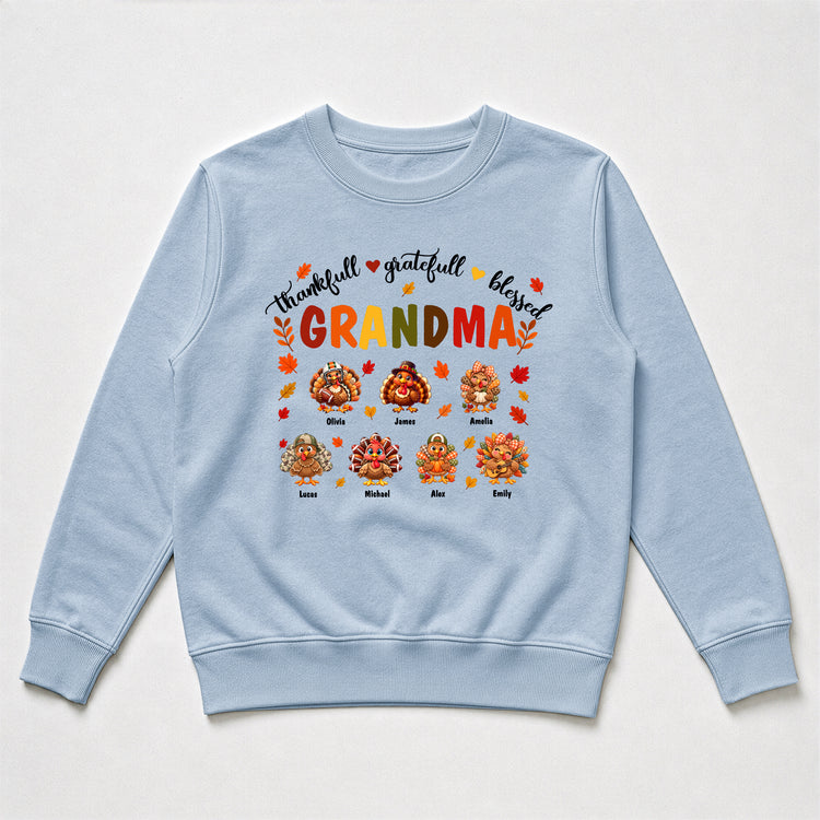 Thankfull,-Gratefull,-Blessed-GrandmaThanksgiving-Gift-For-Grandma,-Gigi,-Nana-Personalized-Shirt-4