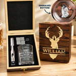Thanks For All The Orgasms Keep That Sh*T Up - Fun Anniversary Gift For Him - Personalized Whiskey Glass Set