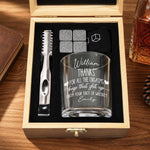 Thanks For All The Orgasms Keep That Sh*T Up - Fun Anniversary Gift For Him - Personalized Whiskey Glass Set
