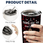 Thanks For All The Orgasms - Personalized Tumbler Cup