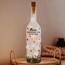 Thanks For Being Someone We Can Follow - Personalized Bottle Lamp