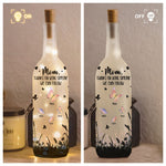 Thanks For Being Someone We Can Follow - Personalized Bottle Lamp