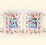 Thanks For Knocking Mum Up - Personalized Photo Mug