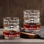 Thanks For Not Swallowing Us - Personalized Whiskey Glass