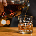 Thanks For Not Swallowing Us - Personalized Whiskey Glass