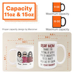 Thanks For Putting Up With A Bratty Child - Personalized Mug - BirthdayGift For Mothers