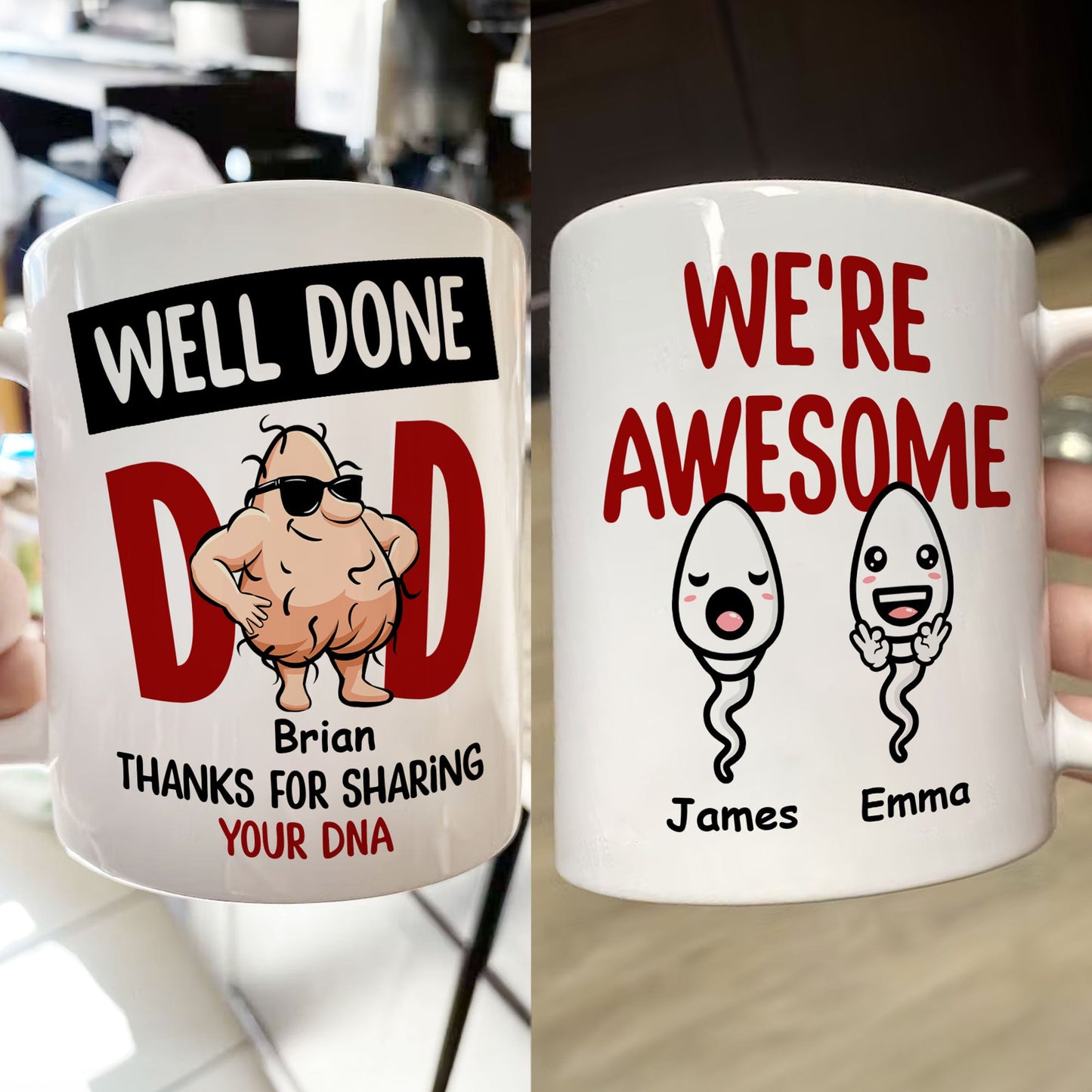 Thanks For Sharing Your DNA - Personalized Mug