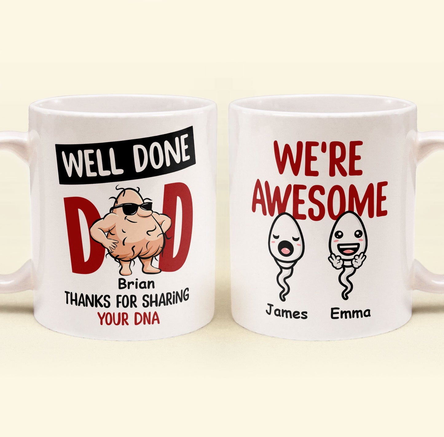 Thanks For Sharing Your DNA - Personalized Mug