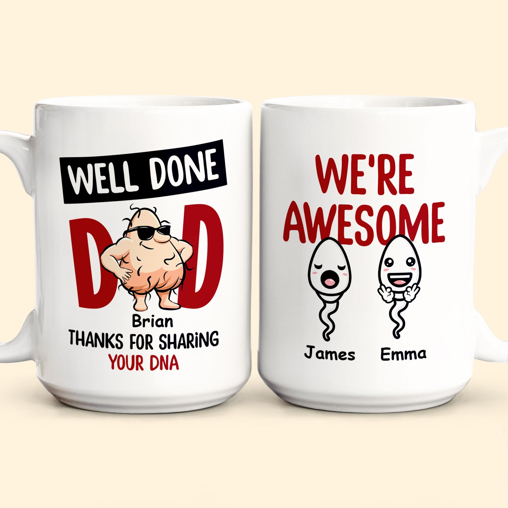 Thanks For Sharing Your DNA - Personalized Mug