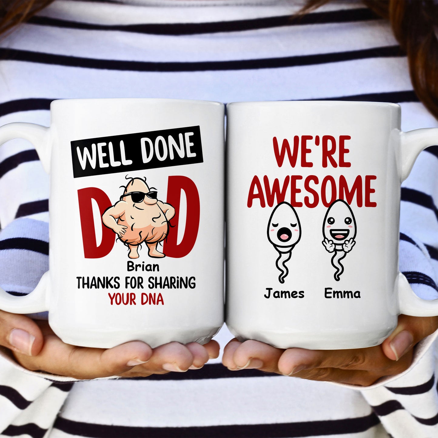Thanks For Sharing Your DNA - Personalized Mug