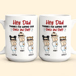 Thanks For Wiping My Butt And Stuff - Personalized Mug