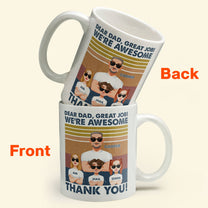 Thanks, Dad. We're Awesome (Light Version) - Personalized Mug