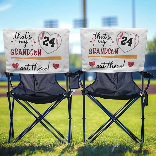 That'S My Boy Out There! - Personalized Camping Chair Cover