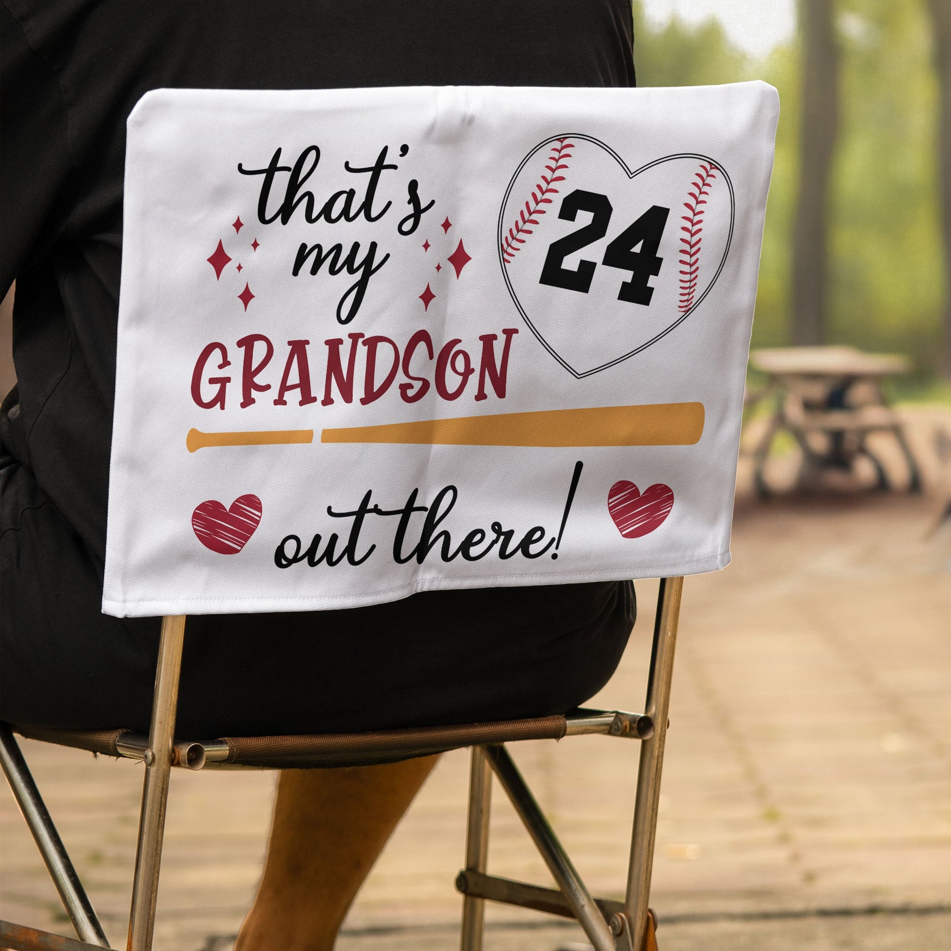 That'S My Boy Out There! - Personalized Camping Chair Cover