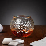 That's What I Do, I Golf And I Know Things - Personalized Golf Whiskey Glass