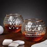 That's What I Do, I Golf And I Know Things - Personalized Golf Whiskey Glass