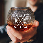 That's What I Do, I Golf And I Know Things - Personalized Golf Whiskey Glass