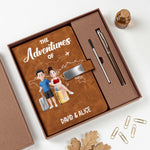 The Adventures Of Travel Lovers - Personalized Notebook Set