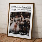 The Anniversary Times For Couples - Personalized Photo Poster
