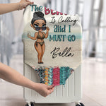 The Beach Is Calling Me - Personalized Luggage Cover