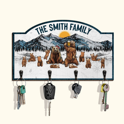 The Bear Family - Personalized Key Holder
