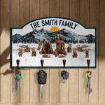 The Bear Family - Personalized Key Holder