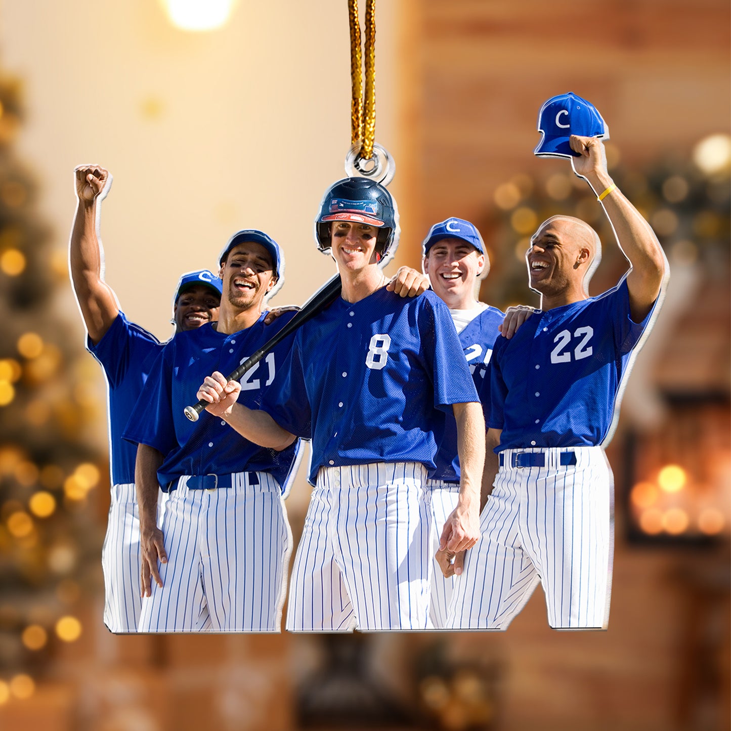 The Best Baseball Team Ever - Personalized Acrylic Photo Ornament