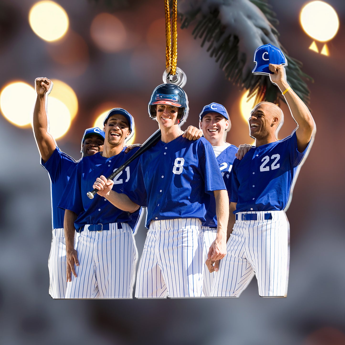 The Best Baseball Team Ever - Personalized Acrylic Photo Ornament
