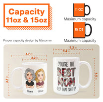 The Best Mom - Personalized Mug