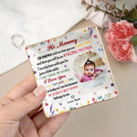 The Best Mommy Belongs To Me First Mom New Mom Gift - Personalized Photo Jewelry Dish