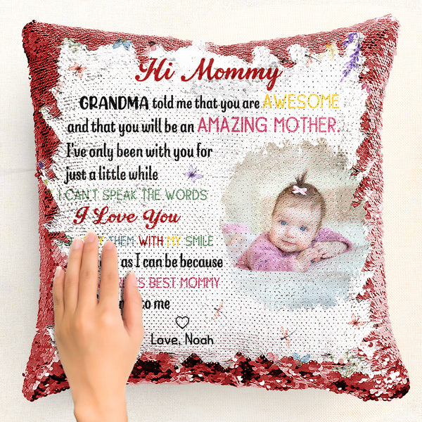 Personalised This Grandma Belongs To Cushion Cover - Mothers Day