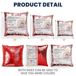 The Best Mommy Belongs To Me First Mom New Mom Gift - Custom Photo Sequin Pillow