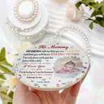 The Best Mommy Belongs To Me First Mom New Mom Gift Ver 2 - Personalized Photo Jewelry Dish