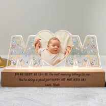 The Best Mommy Belongs To Me You’re Doing A Great Job - Personalized Photo LED Night Light