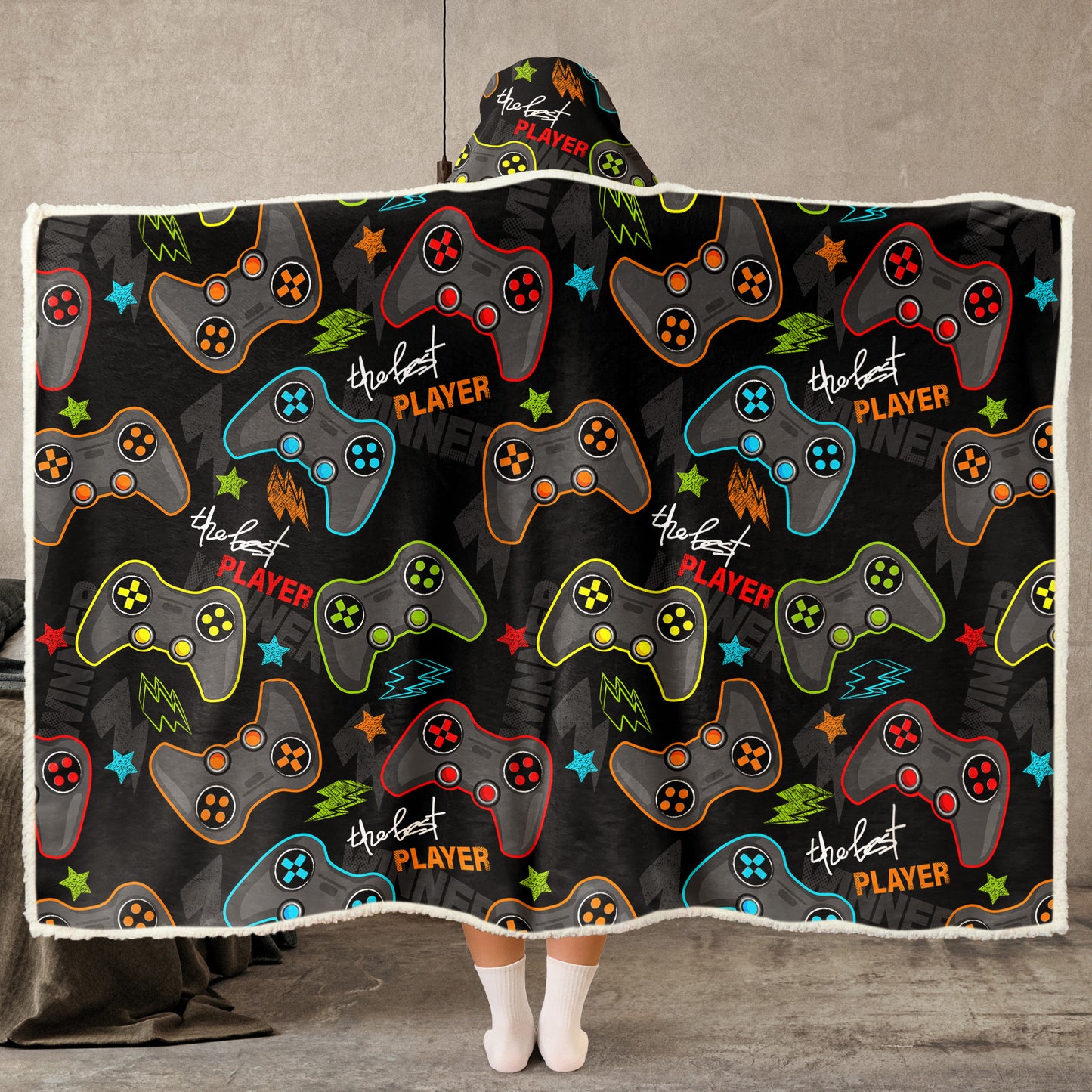 The Best Player Wearable Blanket Hoodie