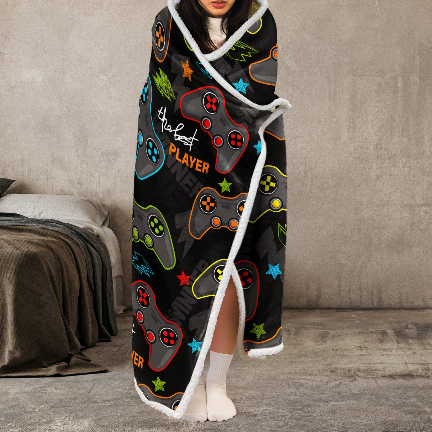 The Best Player Wearable Blanket Hoodie