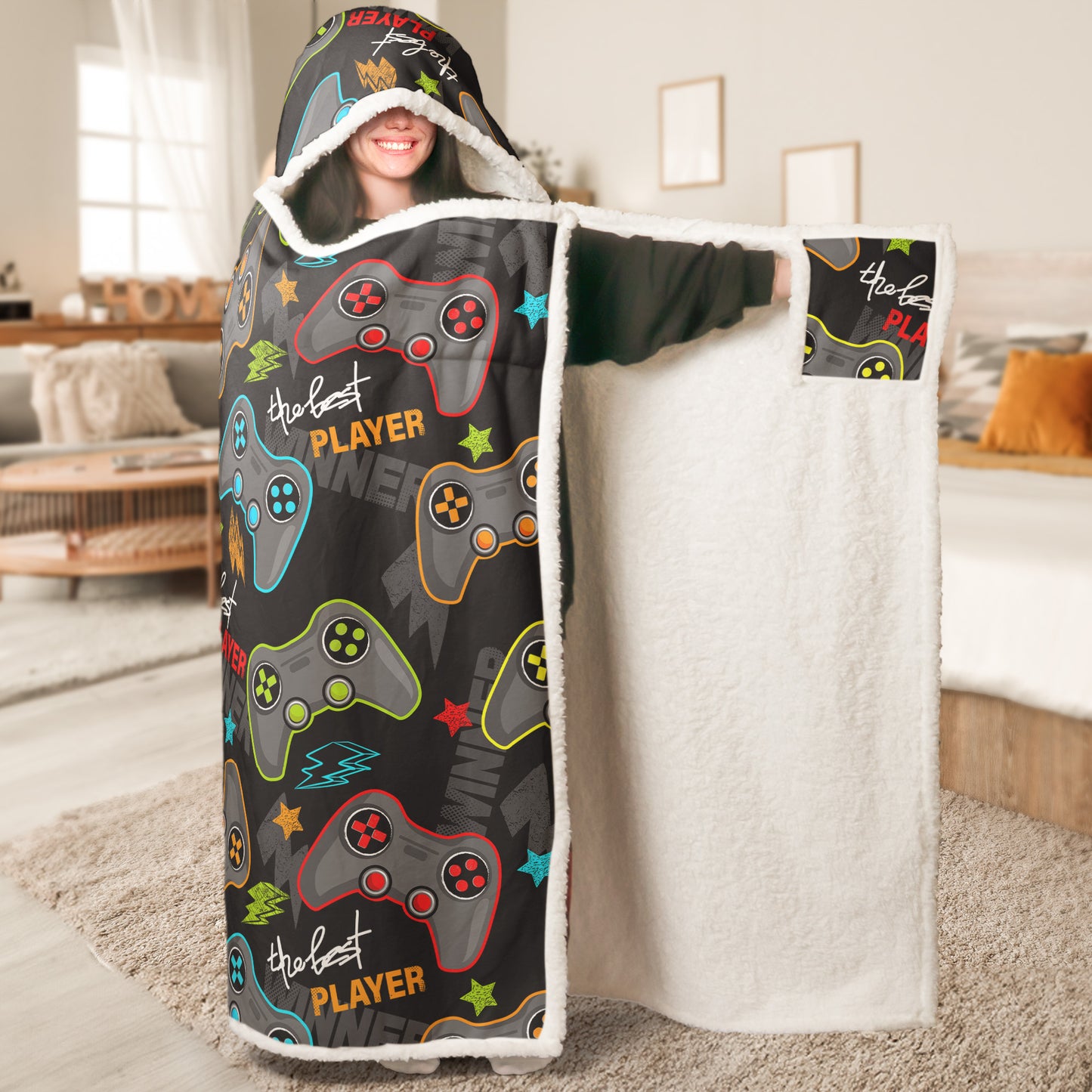 The Best Player Wearable Blanket Hoodie