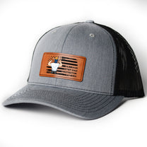 The Best Step Dad Ever - Personalized Leather Patch Hat