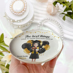 The Best Things Come To Those Who Don't Give Up - Personalized Jewelry Dish
