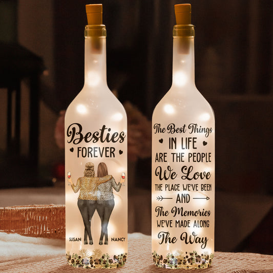 The Best Things In Life - Personalized Bottle Lamp