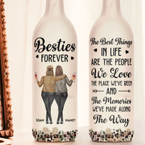 The Best Things In Life - Personalized Bottle Lamp